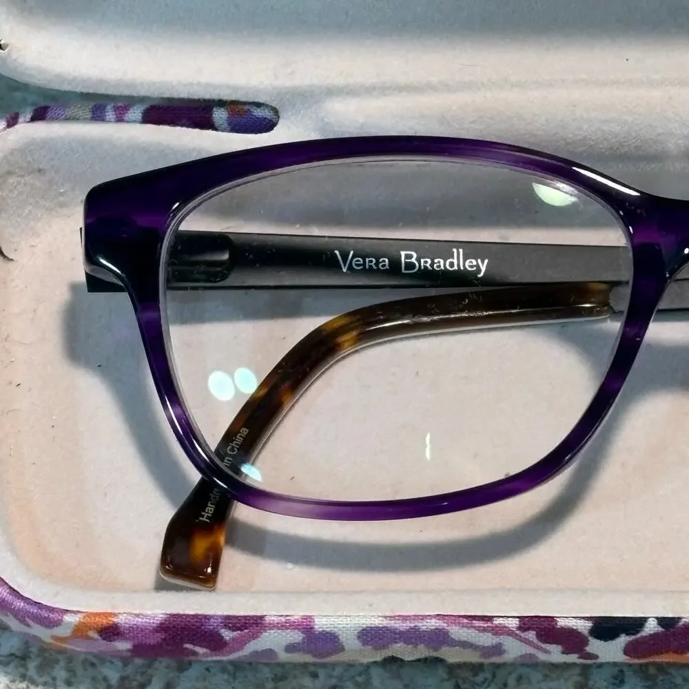 Vera Bradley Fawn Girls Youth Dream Tapestry Prescription Eyeglasses Frames Case